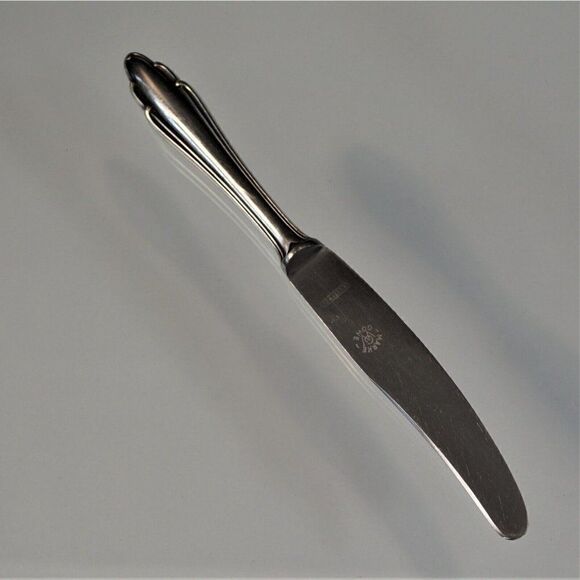 Vintage Gowe Wellner German Sliver Plate Knife Marke GW Gowe 90 18 - Picture 10 of 10